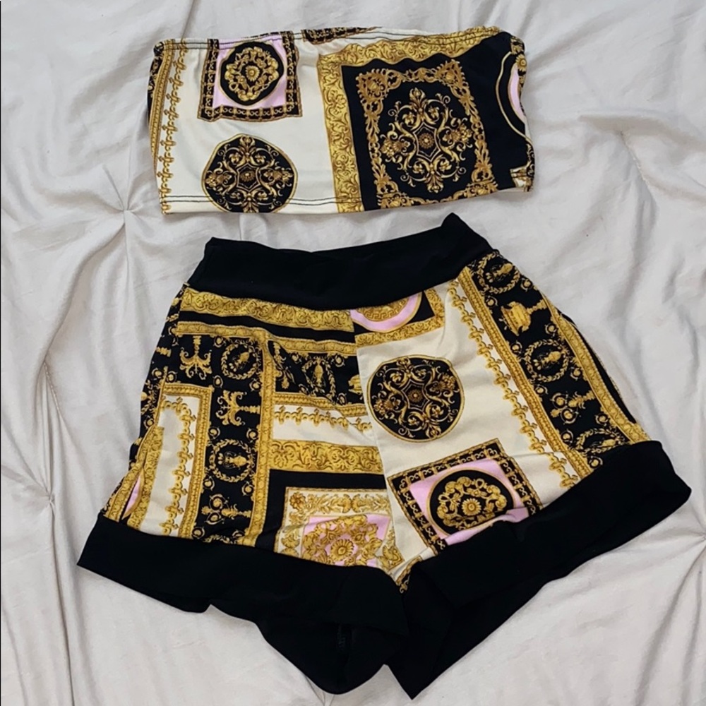 Matching set Bralette/ shorts